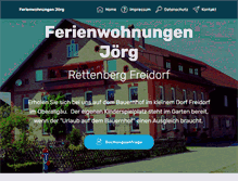 Tablet Screenshot of ferienhofjoerg.de